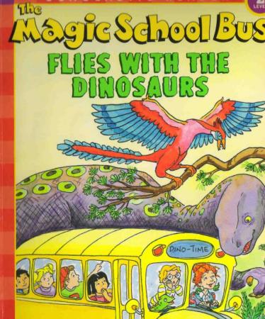 《The Magic School Bus: Flies with the Dinosaurs》英文绘本pdf资源免费下载