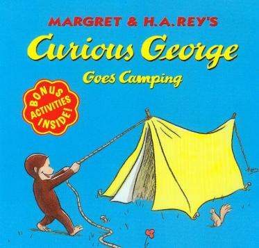 《Curious George Goes Camping》绘本pdf+mp3资源免费下载