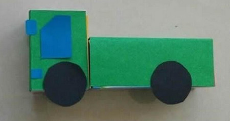 纸盒制作卡车图解步骤
