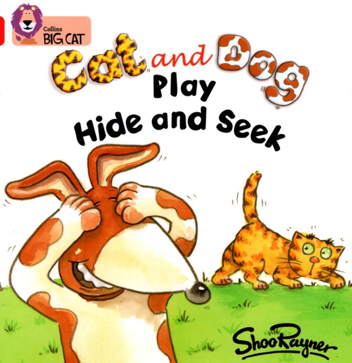 《Cat and Dog play Hide and Seek》绘本pdf资源免费下载