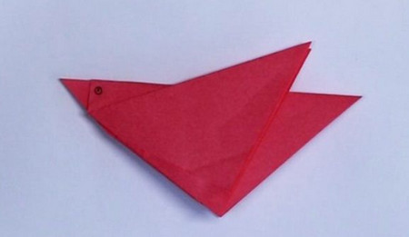 手工折纸小鸟简单折法图解