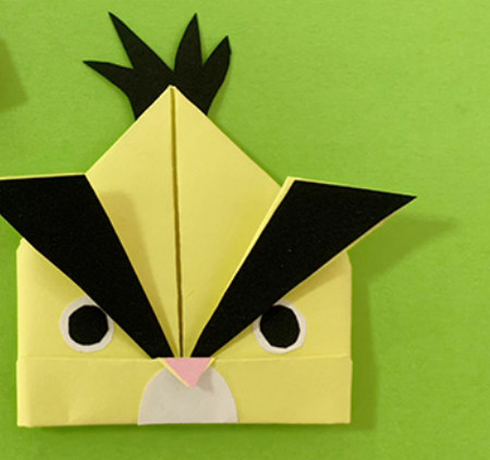 愤怒的小鸟折纸步骤图