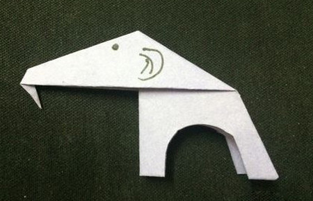 折纸大象的折法步骤