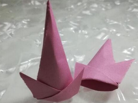 折纸魔术帽的折法图解