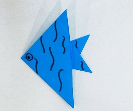 折纸热带鱼步骤图