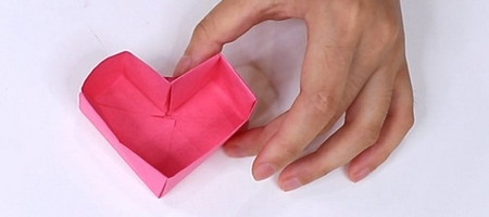 心形盒子的折法图解