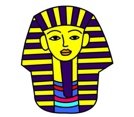 古埃及法老简笔画色彩