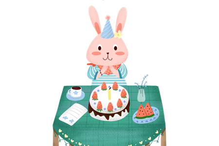小兔子过生日故事