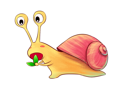 小小蜗牛靠自己故事
