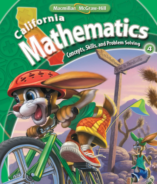 美國加州小學數學教材Grade 4電子版網盤免費下載
