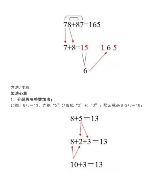 小学二年级数学必备：加减法心算速算技巧免费下载