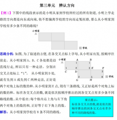  2021年西师大版三年级数学第三单元辨认方向试题解析