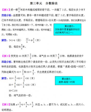 2021年西师大版六年级上册第三单元分数除法试题解析