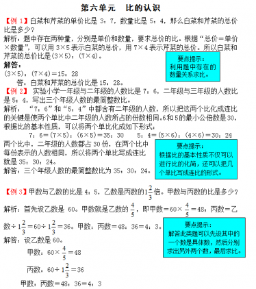 2021年北师大版六年级上册第六单元比的认识试题解析