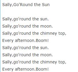 Sally Go Round the Sun 萨利绕着太阳转儿童英语歌曲MP3音频免费下载
