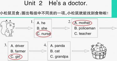2021秋三年级英语上册Module 9 Unit 2 He's a doctor习题课件PPT免费下载