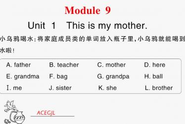 2021秋三年级英语上册Module 9 Unit 1 This is my mother习题课件PPT免费下载