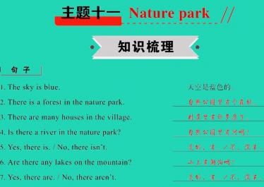 2021小考英语满分特训主题十一Nature park(讲)课件PPT免费下载
