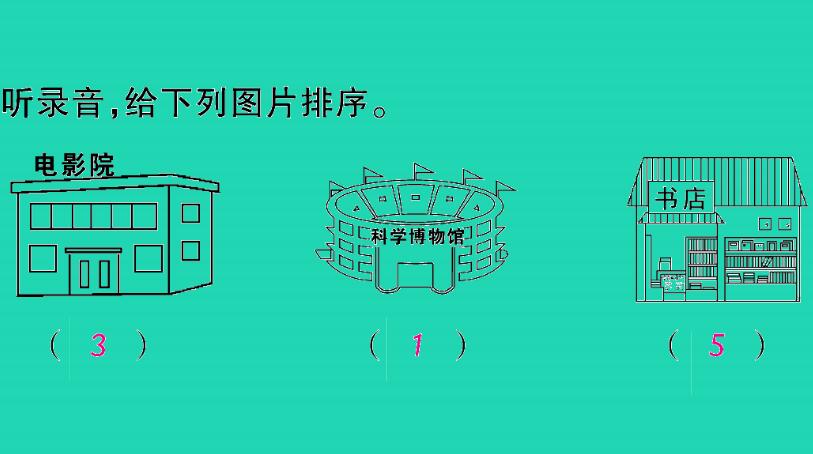 2021秋六年级英语上册Unit 1 How can I get there听力训练习题课件PPT免费下载
