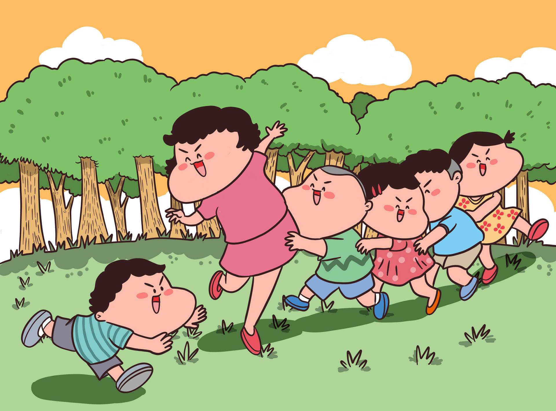 狼抓羊的游戏作文400字