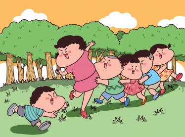 狼抓羊的游戏作文400字