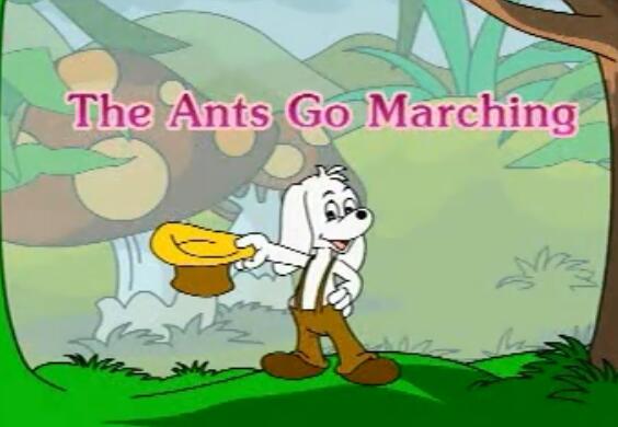 The Ants Go Marching儿歌动画视频歌词内容