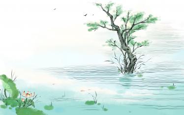 沟水诗拼音版
