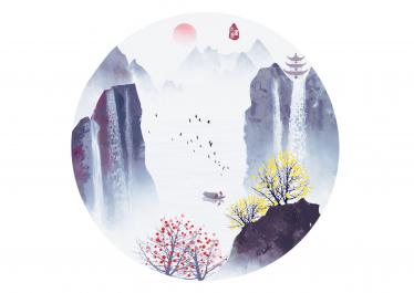登江中孤屿赠白云先生王迥拼音版