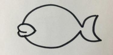 简单的小鱼简笔画怎么画