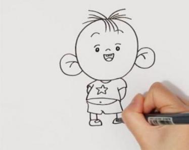 胡图图简笔画彩色