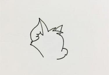 汤姆猫画法简笔画教学