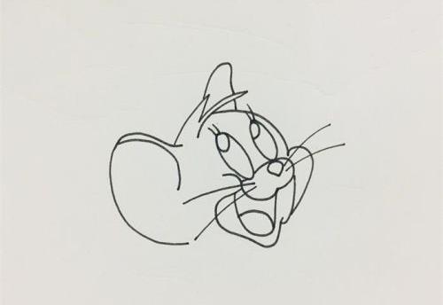 猫捉老鼠图片卡通简笔画