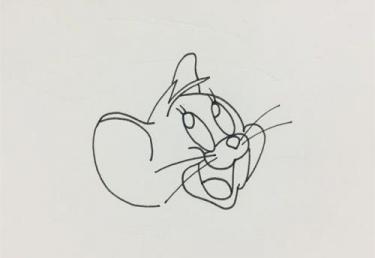 猫捉老鼠图片卡通简笔画