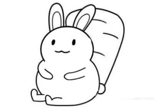 可爱兔子简笔画怎么画