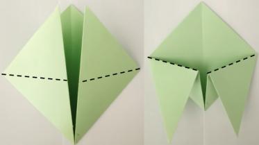折纸蝉怎么折 手工折纸蝉的步骤图解法get