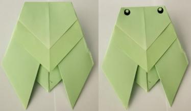 折纸蝉怎么折 手工折纸蝉的步骤图解法get