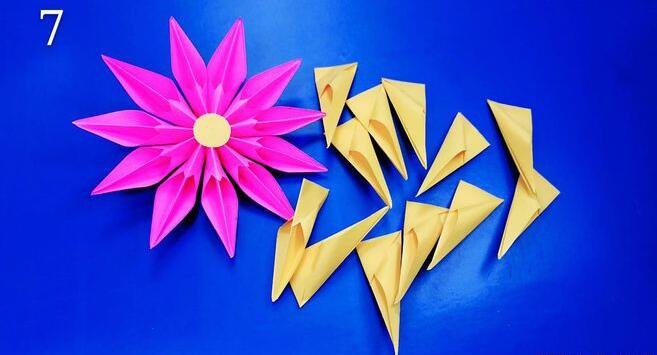 太阳花手工折纸制作方法
