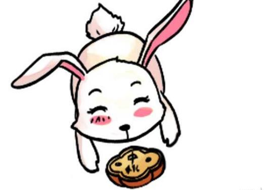 中秋节的兔子简笔画怎么画