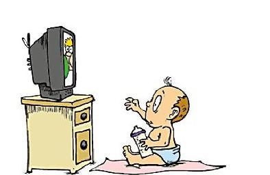 经常看电视，不利于宝宝成长发育