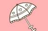 雨中小花伞