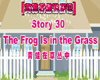 英蕊句型30：青蛙在草丛中
