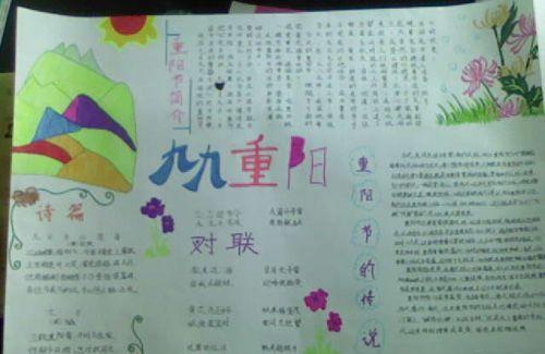 2012重阳节手抄报图片集锦