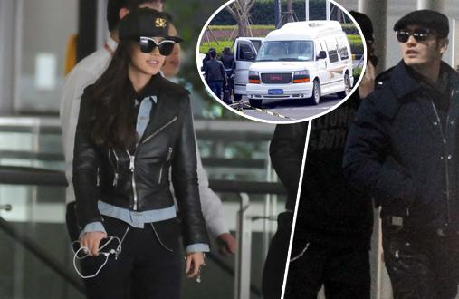 黄晓明开房车接女友AngelaBaby 分手传闻不攻自破