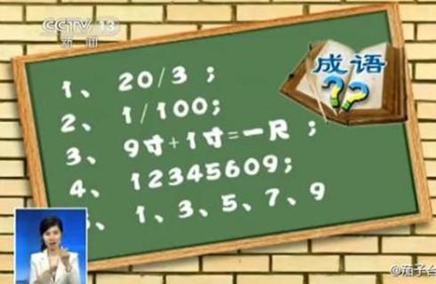 小升初神题 “20÷3猜成语”小升初神题你答对了吗