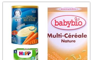 2014进口婴儿辅食类米粉排行榜
