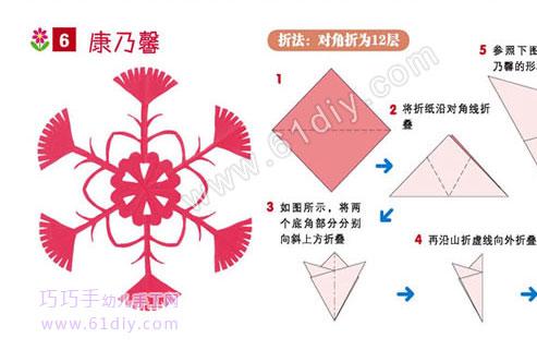 康乃馨剪纸