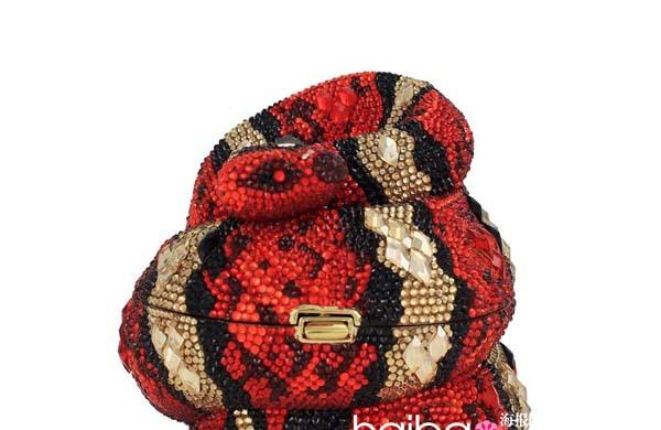 尼曼 (Neiman Marcus) 独家推出限量版2013中国新年盘蛇水晶手包