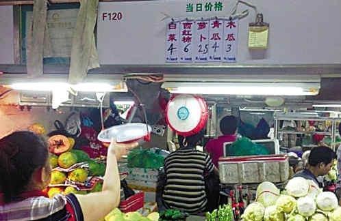 受台风影响广州菜价连涨14天 本周有望回落