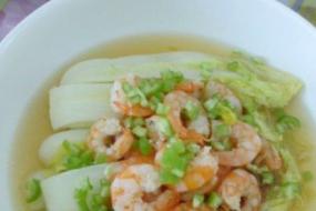 蒜蓉虾仁娃娃菜