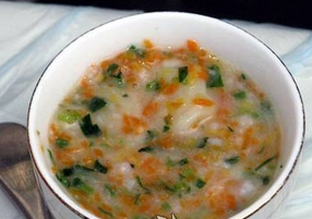 胡萝卜瘦肉粥